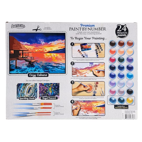 ArtSkills® Premium Cabana Paint-by-Number Kit